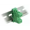 DELOCK terminalų blokų rinkinys DIN bėgiui, 2 kontaktų, 5,08 mm žingsnis, kampuotas