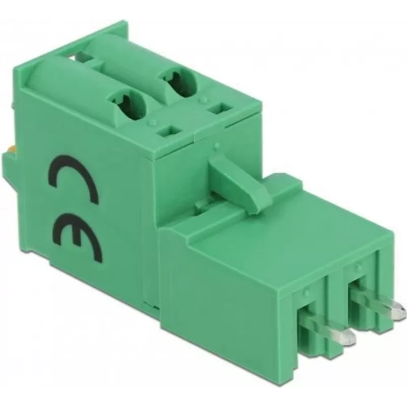 Delock 66500 terminalų blokų rinkinys PCB plokštėms, 2 kontaktų, 5,08 mm žingsnio, vertikalus