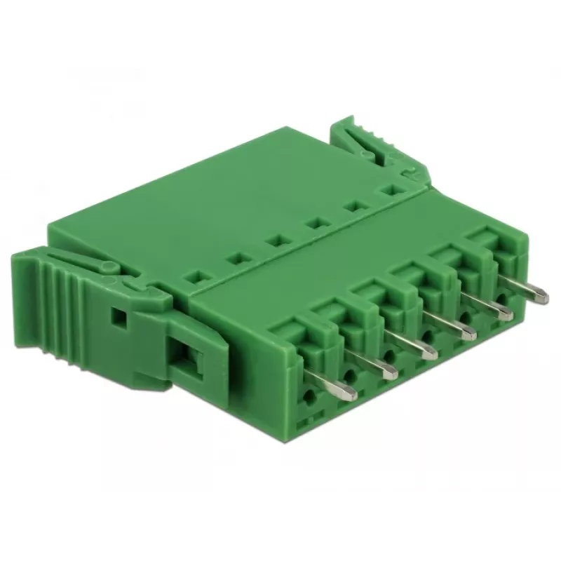 Delock Terminalų blokų rinkinys PCB 6 kontaktų 3,81 mm žingsniu vertikalus (65972)