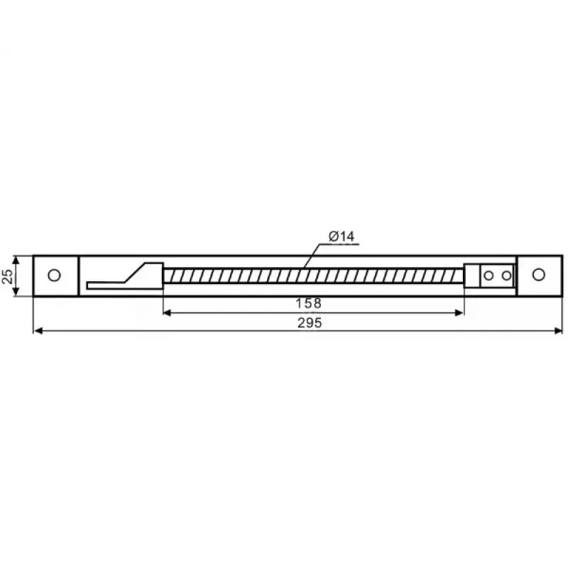 DELTA ATLO-KPS-21X262/SHEEL-S įleidžiamas kabelių pravedimas su šepetėlio sandarikliu, anoduotas sidabrinis, 262 mm