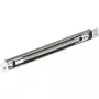 DELTA ATLO-KPS-21X262/SHEEL-S įleidžiamas kabelių pravedimas su šepetėlio sandarikliu, anoduotas sidabrinis, 262 mm