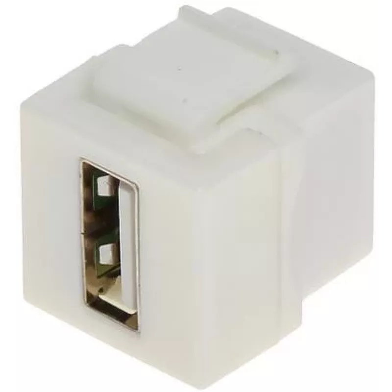 DELTA FX-USB/C USB-C moteriškas į USB-C moterišką Keystone adapteris, USB 3.1 Gen 2 10Gbps, 100W PD, DisplayPort Alt Mode, juodas