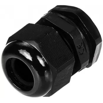 DELTA izoliuota kabelio įvado mova G3/4-BLACK IP68 3/4