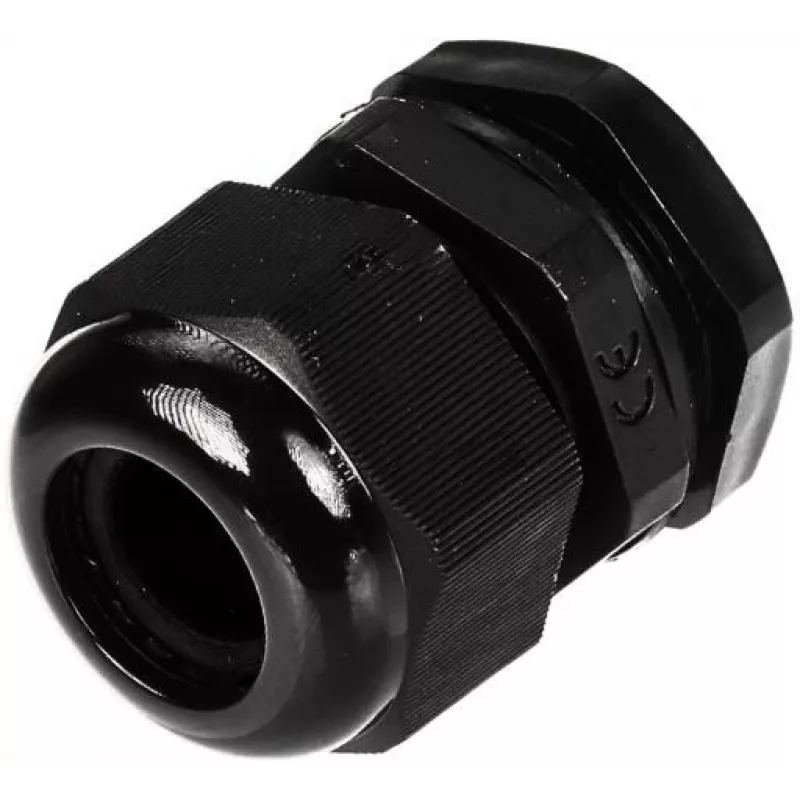 DELTA izoliuota kabelio įvado mova G3/4-BLACK IP68 3/4