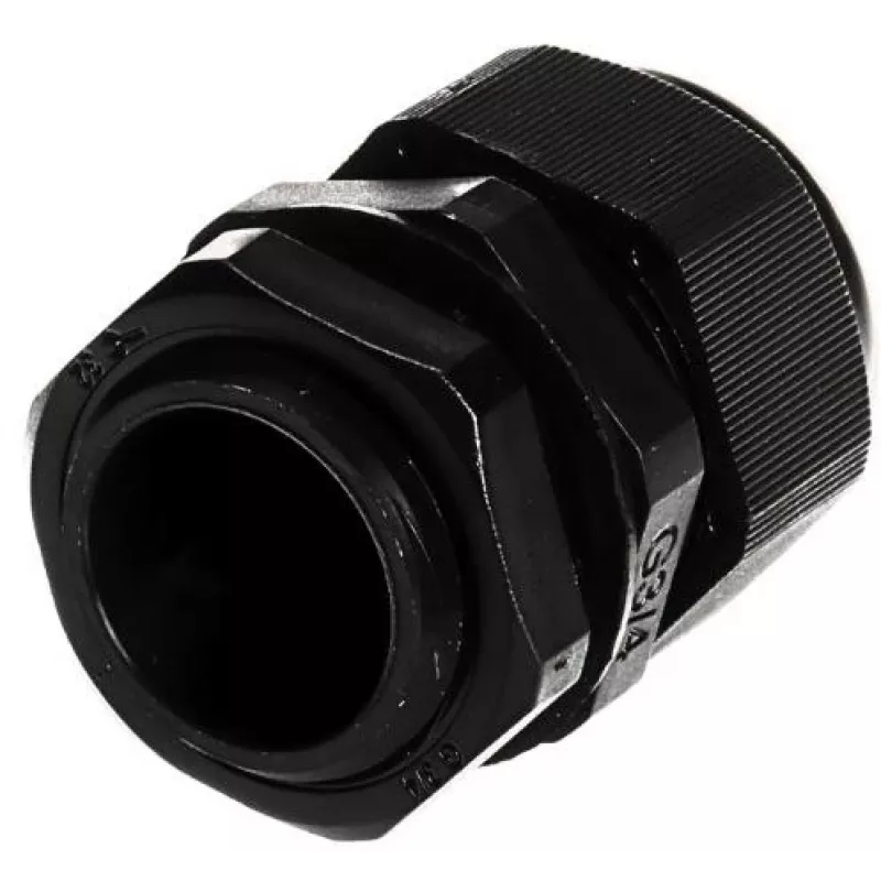 DELTA izoliuota kabelio įvado mova G3/4-BLACK IP68 3/4