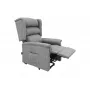 DEMARTA VIRGINIO Florida Grey Geriatric Standing Chair – elektrinis kėlimo fotelis su vienu varikliu, audinio apmušalai, 130 kg talpa