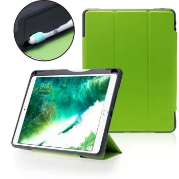 DEQSTER Rugged Case (2021), skirtas iPad 10.2 (7 / 8 / 9 kartos), žalias