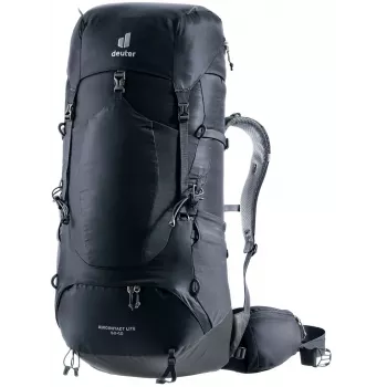 Deuter Aircontact Lite 50 + 10 žygių kuprinė juoda-grafitinė