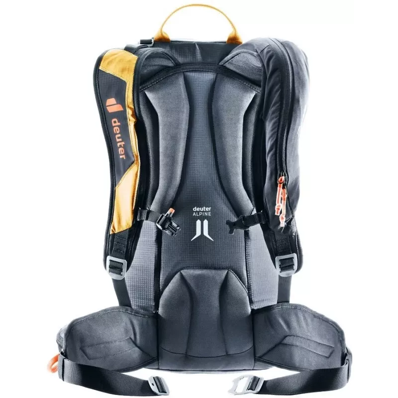 Deuter Alproof Lite 20 SL lavinos oro pagalvės kuprinė + Wash Center I kosmetinė – Cinamonas/Juoda ir Razinų/Kaspijos