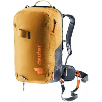 Deuter Alproof Lite 20 SL lavinos oro pagalvės kuprinė + Wash Center I kosmetinė – Cinamonas/Juoda ir Razinų/Kaspijos