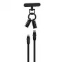 Devia 2-in-1 USB-C to Lightning Cable Lanyard 1,2m 27W Black