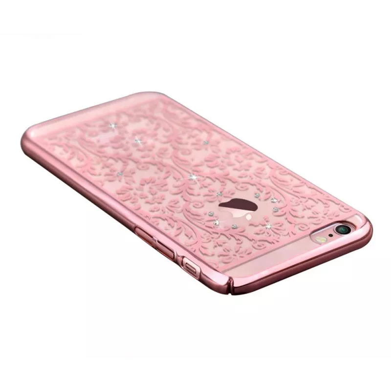 Devia Apple iPhone 7 Baroque su Swarovski Rose Gold užpakalinis dangtelis