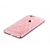 Devia Apple iPhone 7 Baroque su Swarovski Rose Gold užpakalinis dangtelis