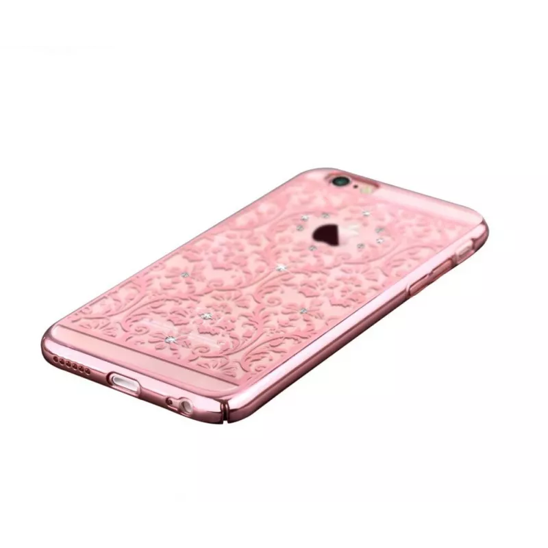 Devia Apple iPhone 7 Baroque su Swarovski Rose Gold užpakalinis dangtelis