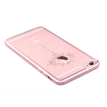 DEVIA Crystal Iris Soft Case, skirta Apple iPhone 7 – Rose Gold