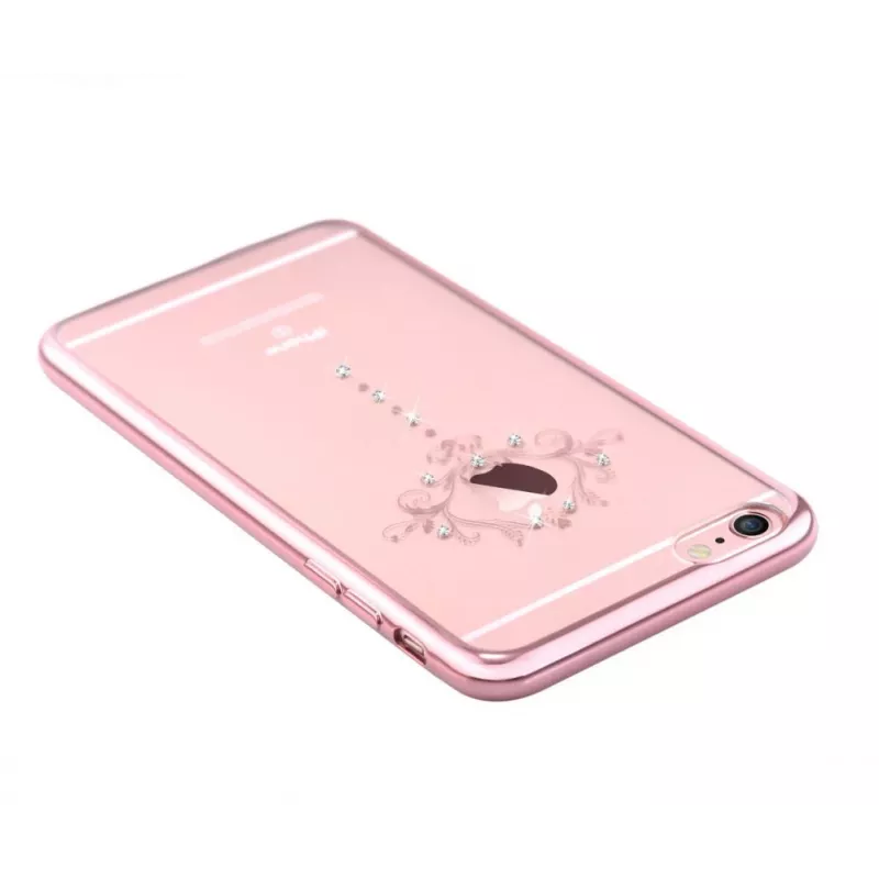 DEVIA Crystal Iris Soft Case, skirta Apple iPhone 7 – Rose Gold