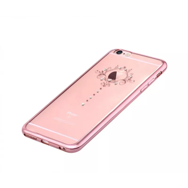 DEVIA Crystal Iris Soft Case, skirta Apple iPhone 7 – Rose Gold