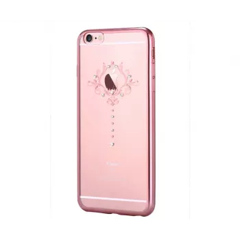 DEVIA Crystal Iris Soft Case, skirta Apple iPhone 7 – Rose Gold
