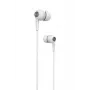 Devia Kintone Wired Earphones su 3,5mm lizdu, balta