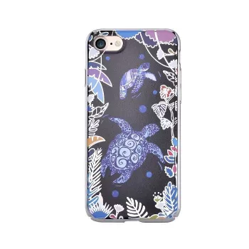 Devia Luxy Turtle Back Cover, skirta Apple iPhone 7 Plus / 8 Plus – permatomas su blizgučiais