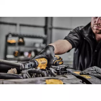DEWALT 12V XR bešepetėlis 1/4 colio reketinis veržliaraktis DCF504N (be akumuliatoriaus ir įkroviklio)