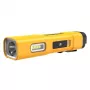 DEWALT BD-DCL183 LED žibintuvėlis 1300 liumenų, IPX4 apsauga nuo purslų, aviacinio aliuminio korpusas, juodas
