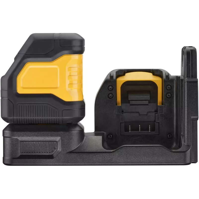 DEWALT Kryžminis linijinis lazeris DCE088NG18, 12/18V (juodai/geltonas, be akumuliatoriaus ir įkroviklio, žalios lazerio linijos, T STAK dėžė)
