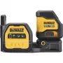 DEWALT Kryžminis linijinis lazeris DCE088NG18, 12/18V (juodai/geltonas, be akumuliatoriaus ir įkroviklio, žalios lazerio linijos, T STAK dėžė)