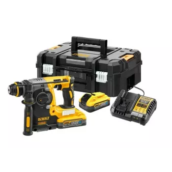 DEWALT DCH273H2T-QW 18V XR bešepetinis SDS-Plus rotacinis plaktukas su 2x 5.0Ah akumuliatoriais, įkrovikliu ir TSTAK dėže