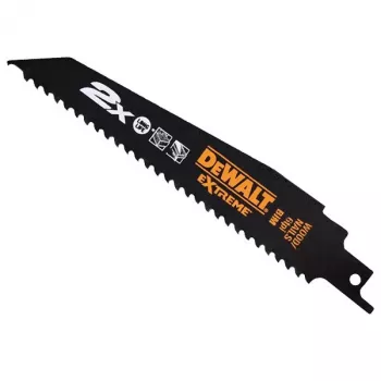 DEWALT DT2307L 228 mm 6TPI Bi-Metal pjūklo diskas medienai su vinimis ir metalui