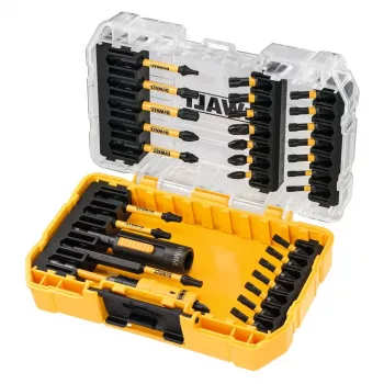 DEWALT DT70747T-QZ 36 dalių smūginių sukimo atsuktuvų antgalių rinkinys su Tough Case+ dėklu