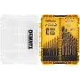 DEWALT DT70755-QZ HSS-G metalo grąžtų rinkinys, 10 dalių, 1/4 colio šešiabriaunis kotas, 135° skeltas smaigalys, DIN 338, TSTAK Tough Case