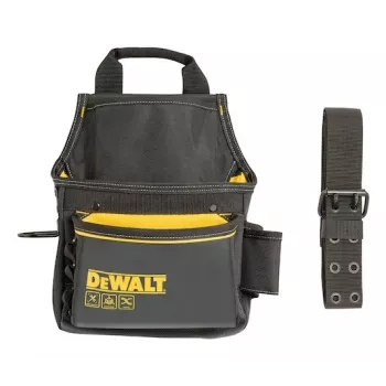 DEWALT DWST40101-1 Sunkiojo naudojimo brezentinis įrankių dėklas, juodas/geltonas, atsparus vandeniui, plati anga, sustiprintas dugnas