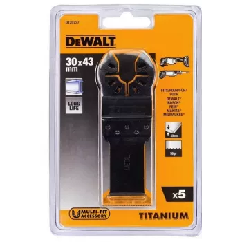 DEWALT Titanium Coated Saw Blade 30 mm x 43 mm (5 vnt.)