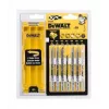 DEWALT Zest. XPC Blades paletinių peilių rinkinys, 5 vnt., nerūdijančio plieno ašmenys, medinės rankenos