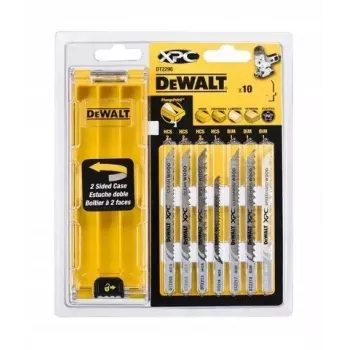 DEWALT Zest. XPC Blades paletinių peilių rinkinys, 5 vnt., nerūdijančio plieno ašmenys, medinės rankenos