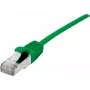 Dexlan Cat. 6A S/FTP (PiMF) itin plonas belogenis tinklo kabelis su fiksatoriumi, žalias, 10,0 m 858720