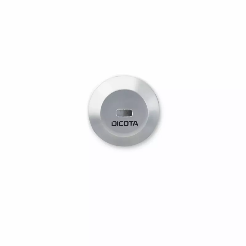 DICOTA nešiojamojo kompiuterio užrakto tvirtinimo plokštė T-Lock, sidabrinė D32052