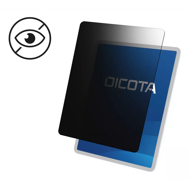 DICOTA privatumo filtras 4 krypčių lipnus, skirtas Apple iPad mini (6 kartos) 8,3 colio – juodas