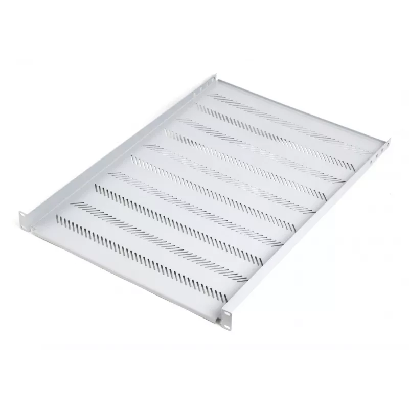 Digitus TN-19-650-1U-GY 19 colių fiksuota stelažo lentyna 1U, 650 mm gylio, pilka, 25 kg apkrova
