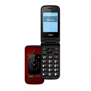 eSTAR Digni Flip eSTAR telefonas su atlenkiamu dangteliu, raudonas