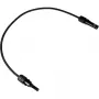 DIVERSE Solar Extension Cable 6mm², Male-Female 0.5m, Black