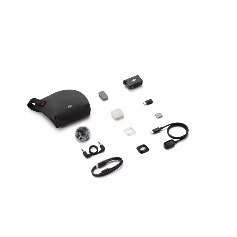 DJI Mic Mini 2S belaidė mikrofonų sistema (1 TX + 1 RX) | Kur.lt