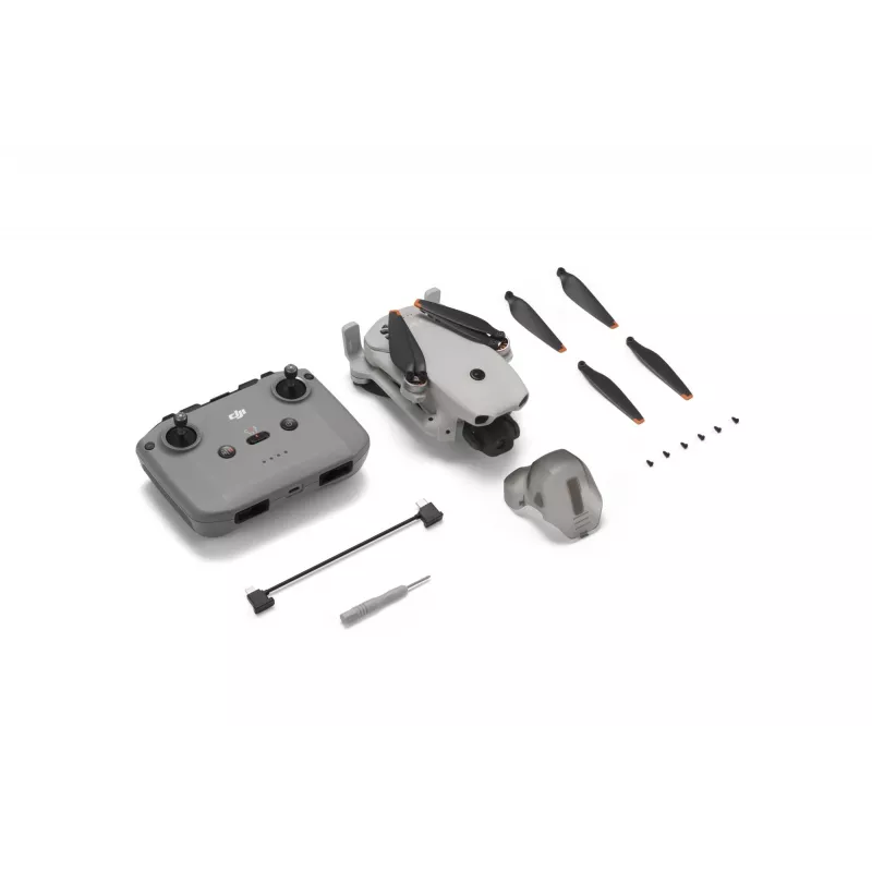 DJI Mini 2 Fly More Combo - Itin lengvas dronas su 2,7K vaizdo įrašu, 3 ašių gimbalu, 30 min skrydžio trukme, GPS, sulankstomas kvadrakopteris