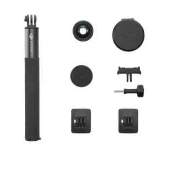 DJI Osmo Mobile 6 išmaniojo telefono gimbalo stabilizatorius (Slate Gray) su ActiveTrack 5.0, įmontuotu prailginimo strypu, magnetiniu telefono laikikliu, 3 ašimis, Bluetooth 5.1, USB-C, 6,4 h baterija