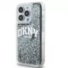 DKNY Apple iPhone 15 Pro 6,1 colio kietas dėklas Liquid Glitter Big Logo juodas