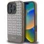 DKNY Apple iPhone 16 Pro Max PU odos Repeat Pattern Bottom Stripe MagSafe dėklas rudas
