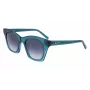 DKNY moteriški akiniai nuo saulės DK541S-430 Havana acetatinis rėmelis rudi gradientiniai lęšiai 51 mm