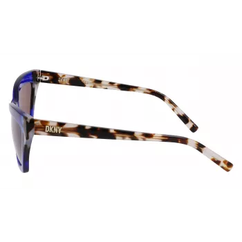 DKNY Women's DK547S5516425 Akiniai - Havana Acetato Rėmelis, Rudi Gradientiniai Lęšiai, 55mm