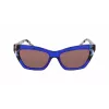 DKNY Women's DK547S5516425 Akiniai - Havana Acetato Rėmelis, Rudi Gradientiniai Lęšiai, 55mm